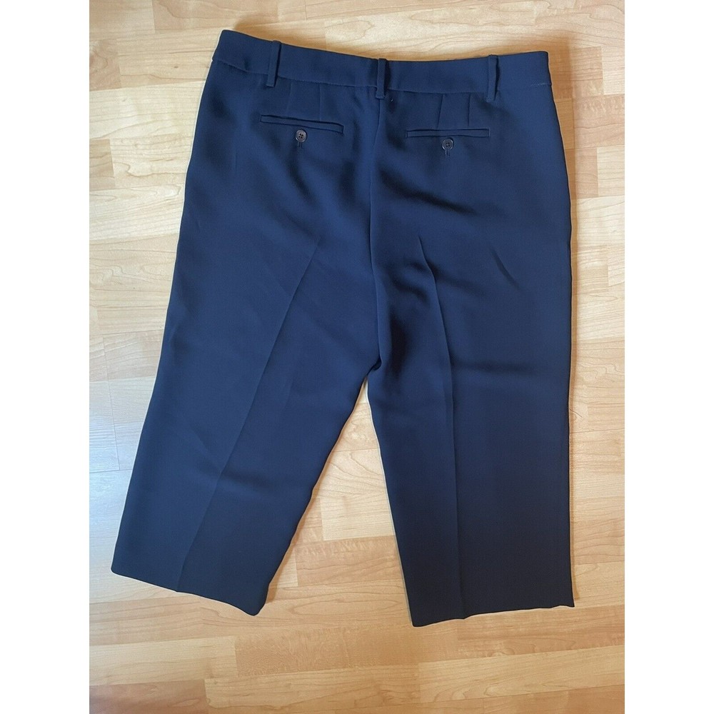 NWT Talbots Cropped Pants Size 14P Navy Blue - Picture 4 of 10